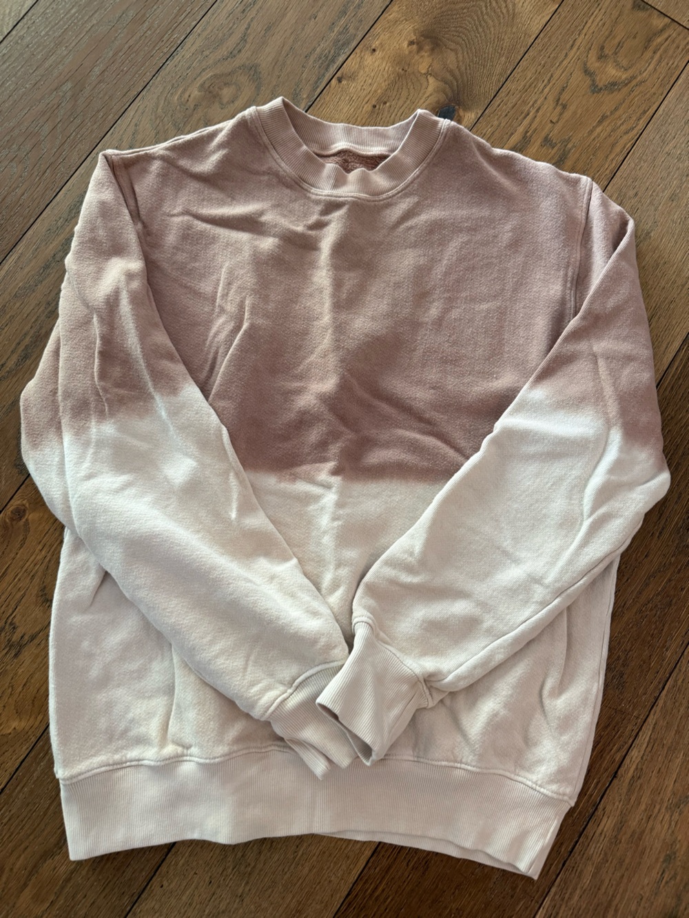 Revolve Strut This Two-Tone Pink and Cream Tie-Dye Jogger Pants
